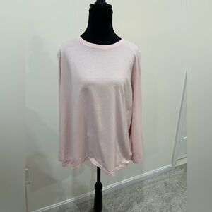 Lands' End Soft Pink Long Sleeve Tee